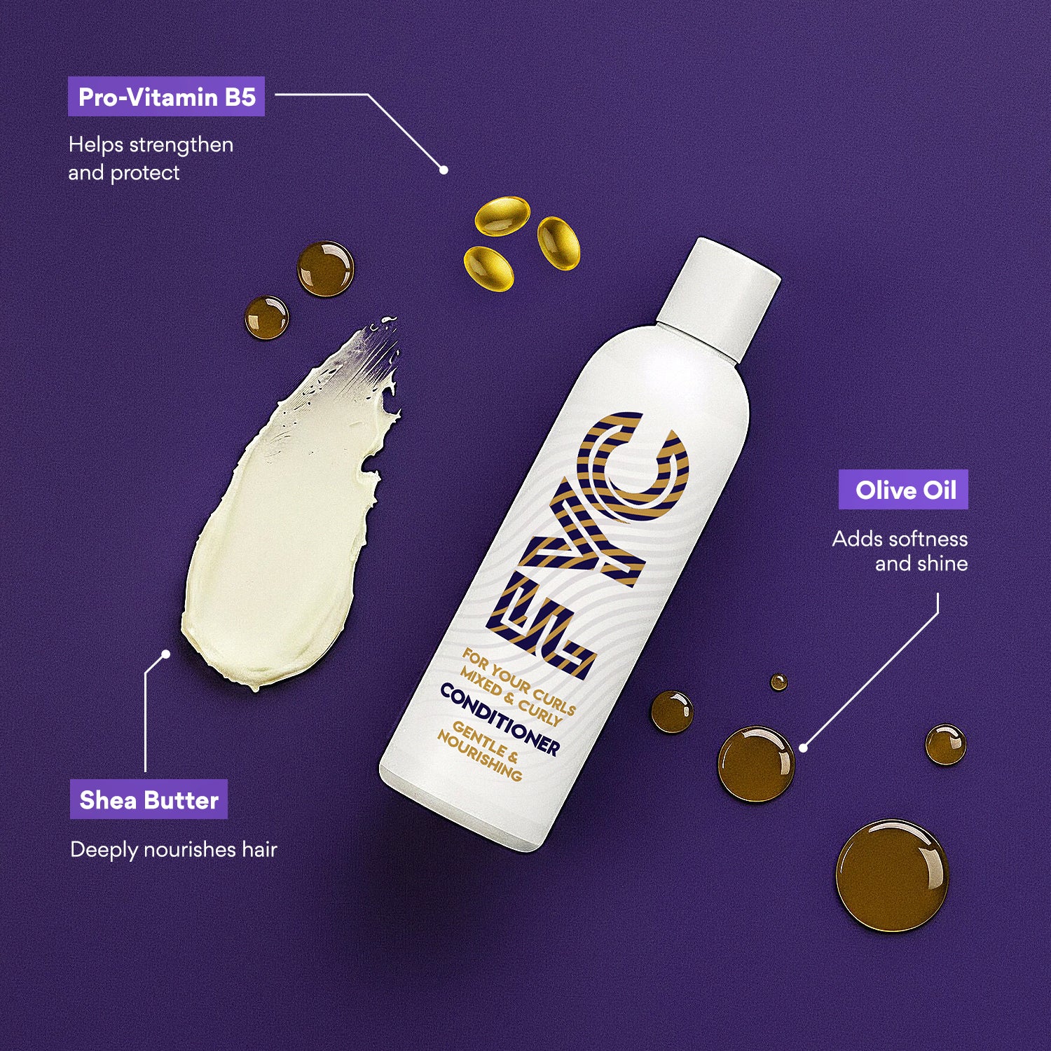 FYC For Your Curls conditioner 250ml, imported from the UK