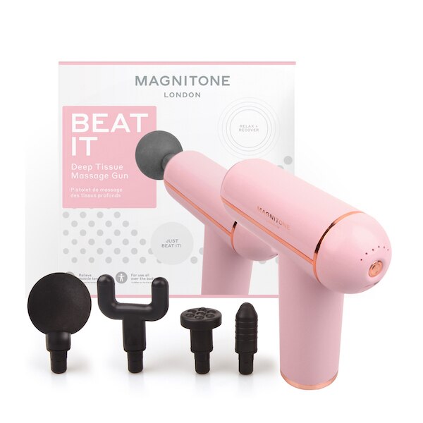 MAGNITONE BeatIt Deep Tissue Massage Gun Pink GOODS Superdrug   