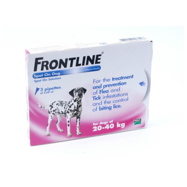 Frontline Spot On Large Dog - 3 Pippettes