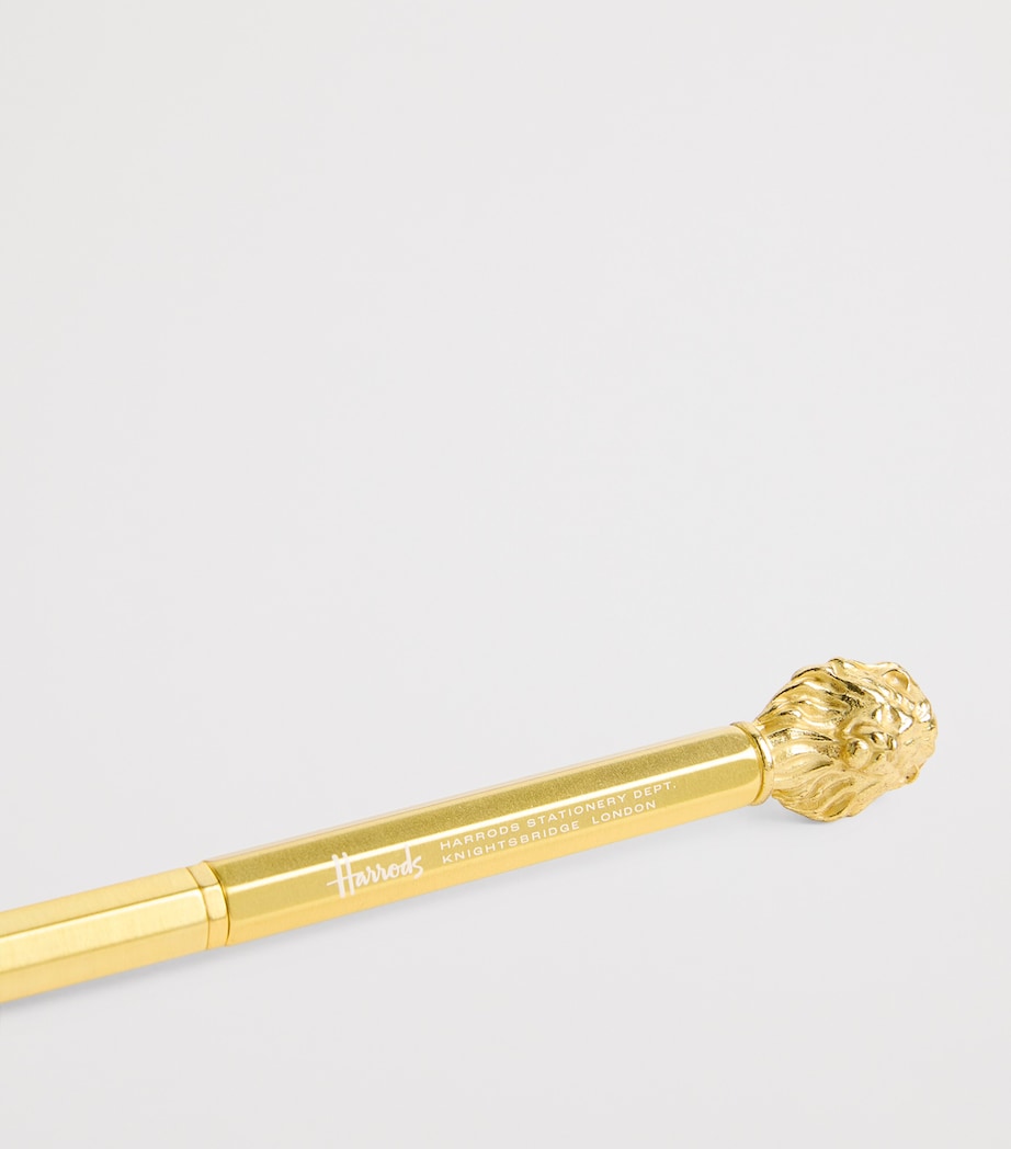 Harrods lion design ballpoint pen, UK version