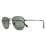 Ray-Ban Hexagonal RB3548N black polarised sunglasses, UK version