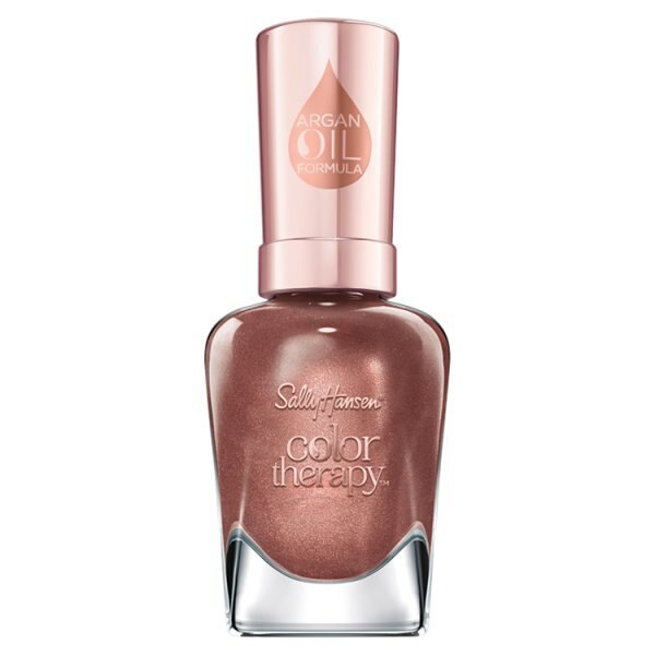 Sally Hansen Colour Therapy Nail Polish - Therapy Fluer-T Make Up & Beauty Accessories Superdrug Raisin The Bar  