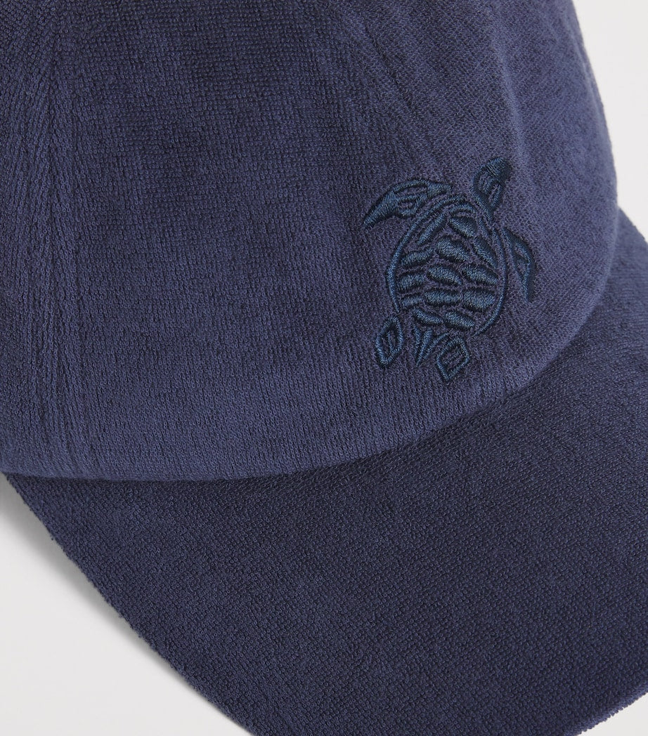Vilebrequin embroidered turtle baseball cap - British brand