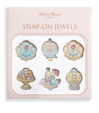 Atelier Choux Jeanne Jewel Set press-on buttons - British product