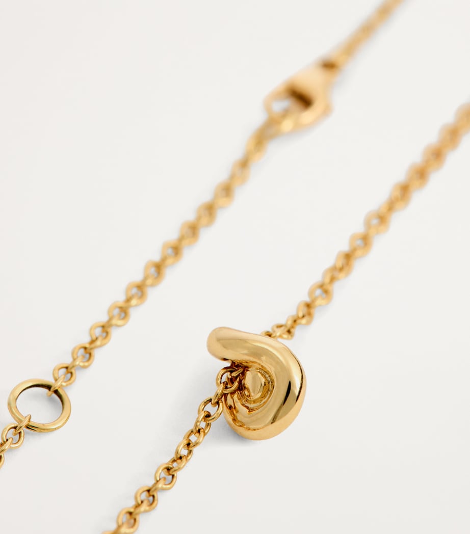Engelbert Legacy Knot pendant necklace in yellow gold - British product