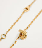 Engelbert Legacy Knot pendant necklace in yellow gold - British product