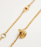 Engelbert Legacy Knot pendant necklace in yellow gold - British product