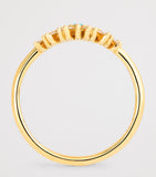 Suzanne Kalan Mini Evil Eye Ring yellow gold turquoise size 6 (British brand)