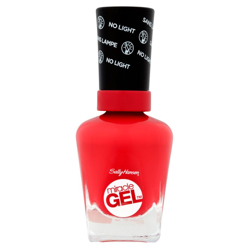 Sally Hansen Miracle Gel Step 1 470 Red Eye Make Up & Beauty Accessories ASDA   