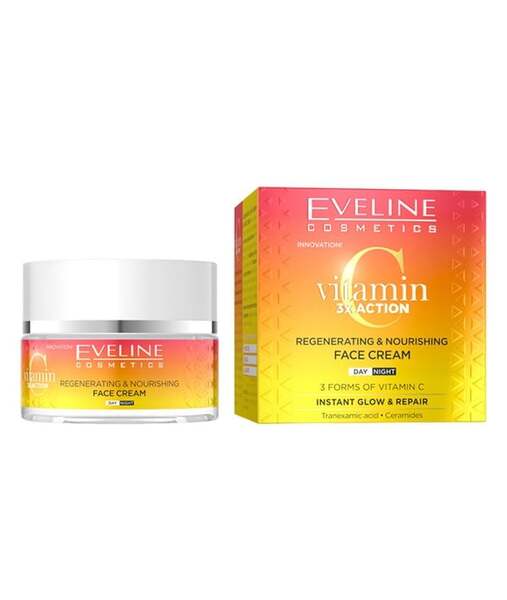 Eveline Vitamin C Regenerating and Nourishing Face Cream - British product