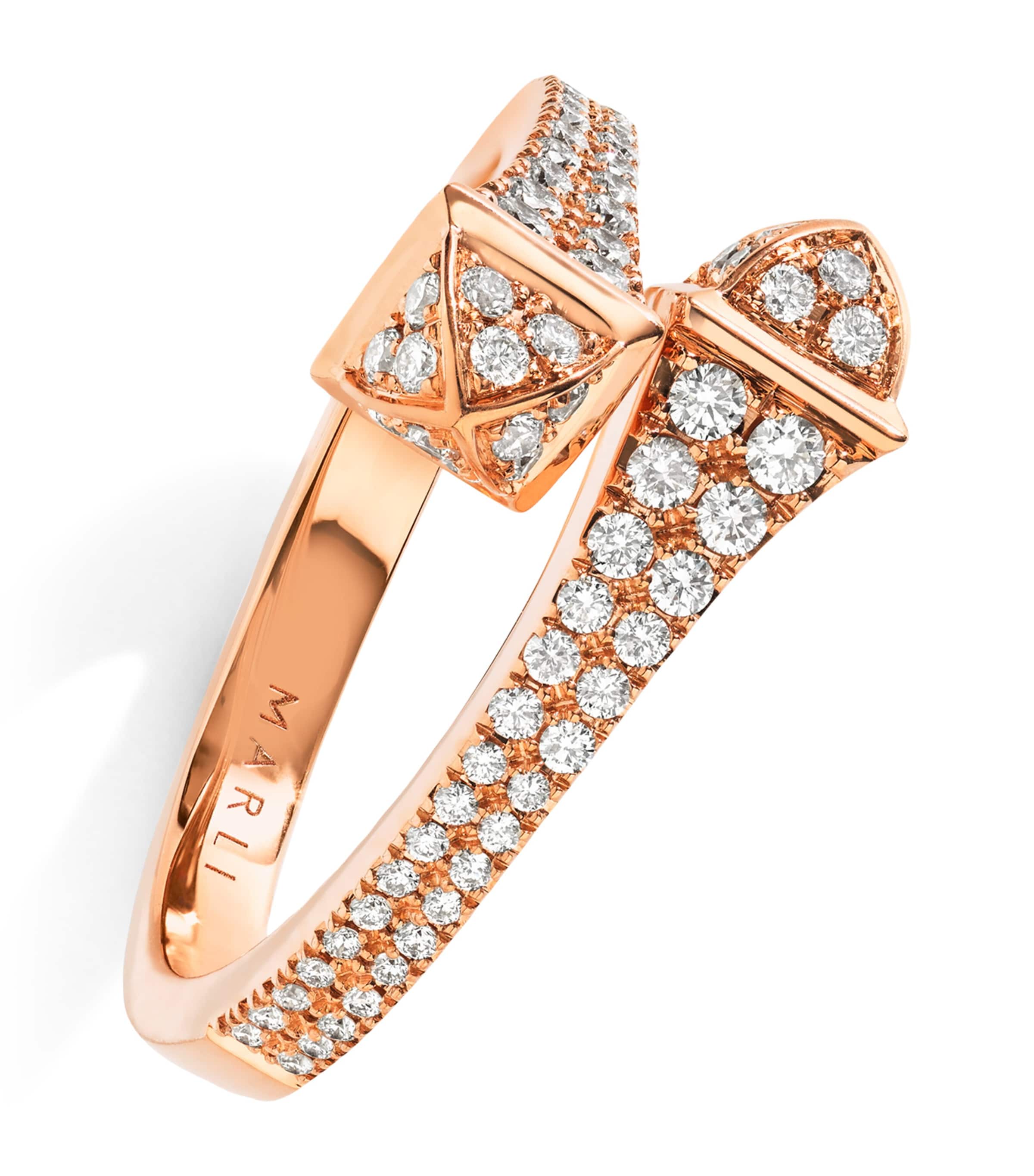 Rose Gold and Diamond Cleo Ring