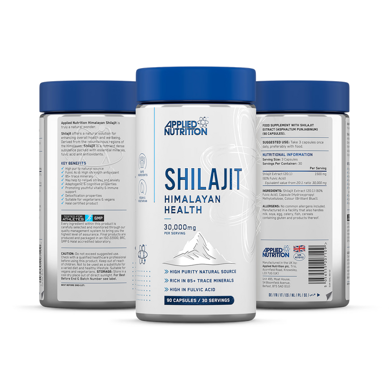 Pure Shilajit capsules 90 count, UK version