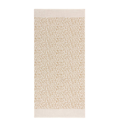 Harrods Yves Delorme Leopard Bath Sheet 150cm x 90cm- Buy online at McGrocer