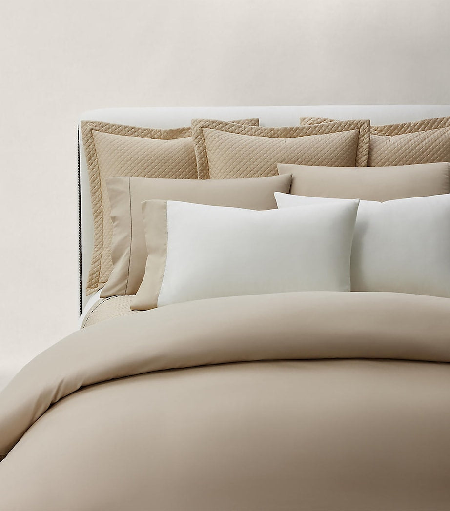 Ralph Lauren Home Cotton Langdon Coastal Double Flat Sheet 240cm x 295cm, imported from the UK