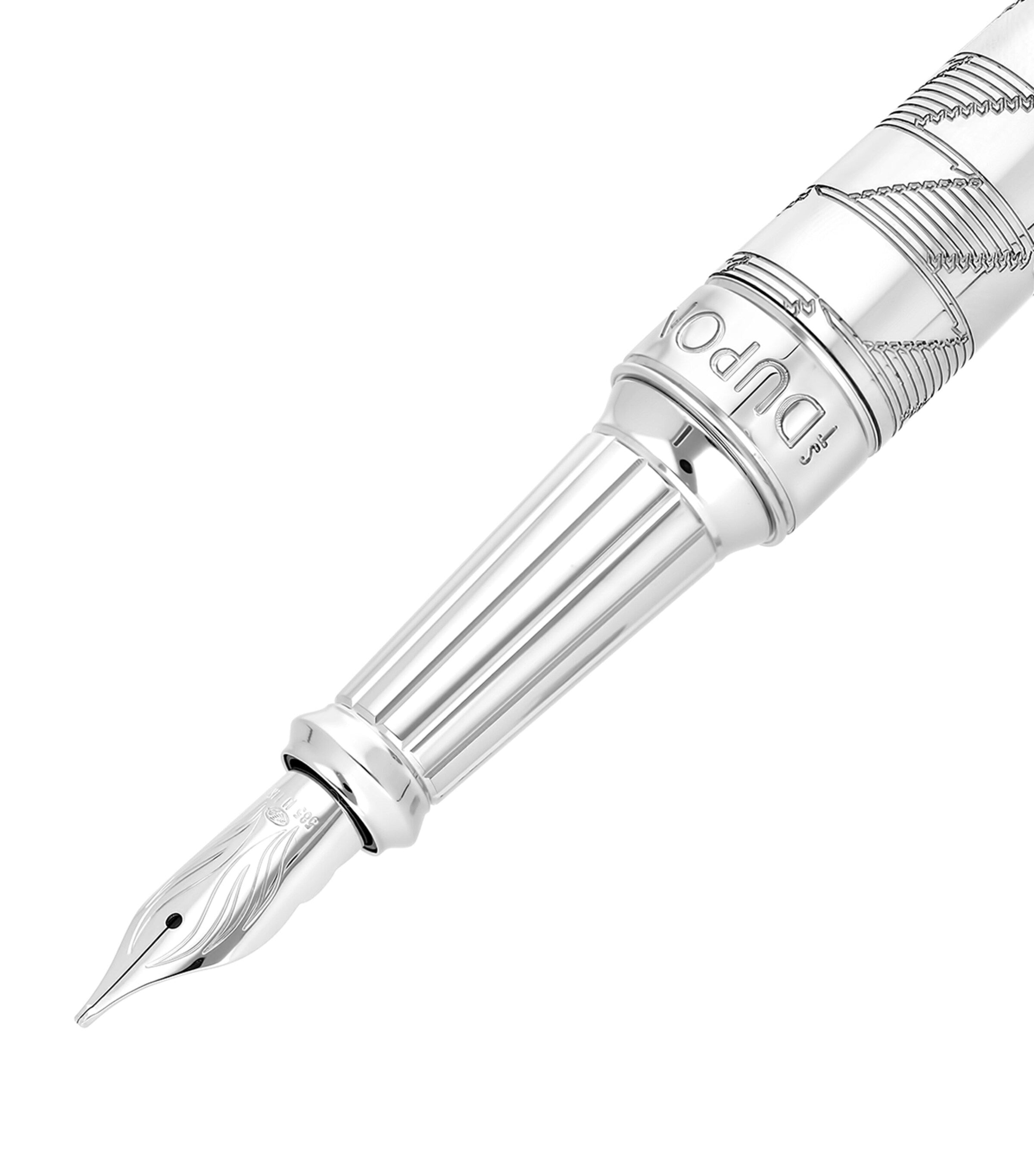 S.T. Dupont Extra Large Monogram 1872 Line D Eternity Fountain Pen (British brand)