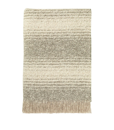 Harrods Johnstons Of Elgin Textural Ombré Throw 190cm x 140cm- Buy online at McGrocer