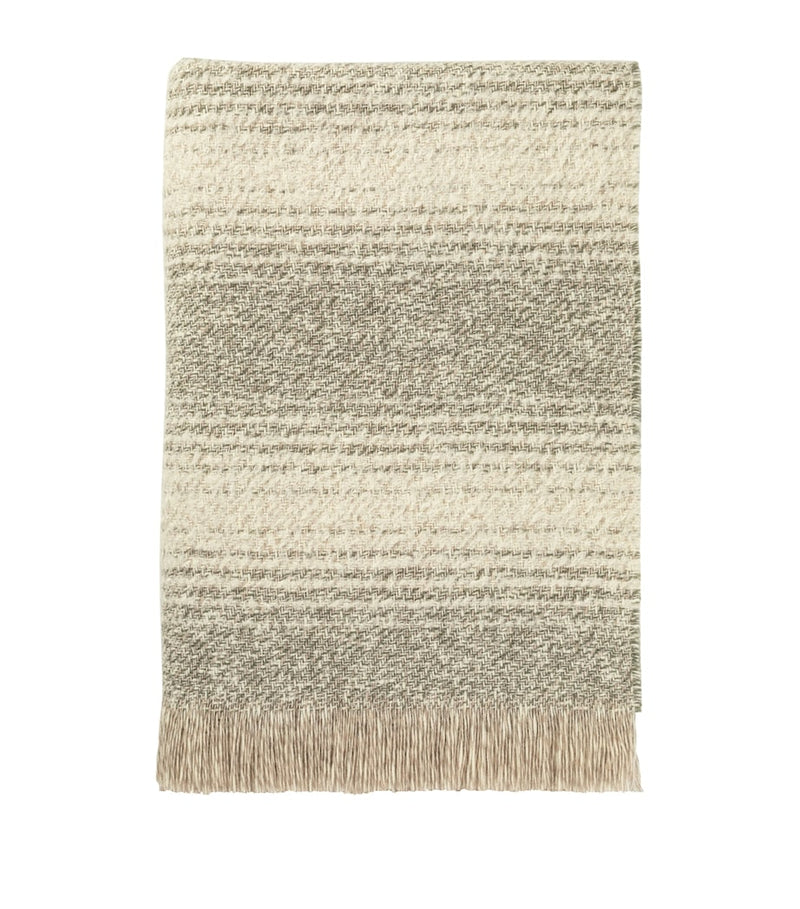 Johnstons of Elgin textural ombré throw 190cm x 140cm, UK version