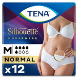 TENA Silhouette Incontinence Pants Low Waist Normal Size Medium 12 Pack GOODS Superdrug   