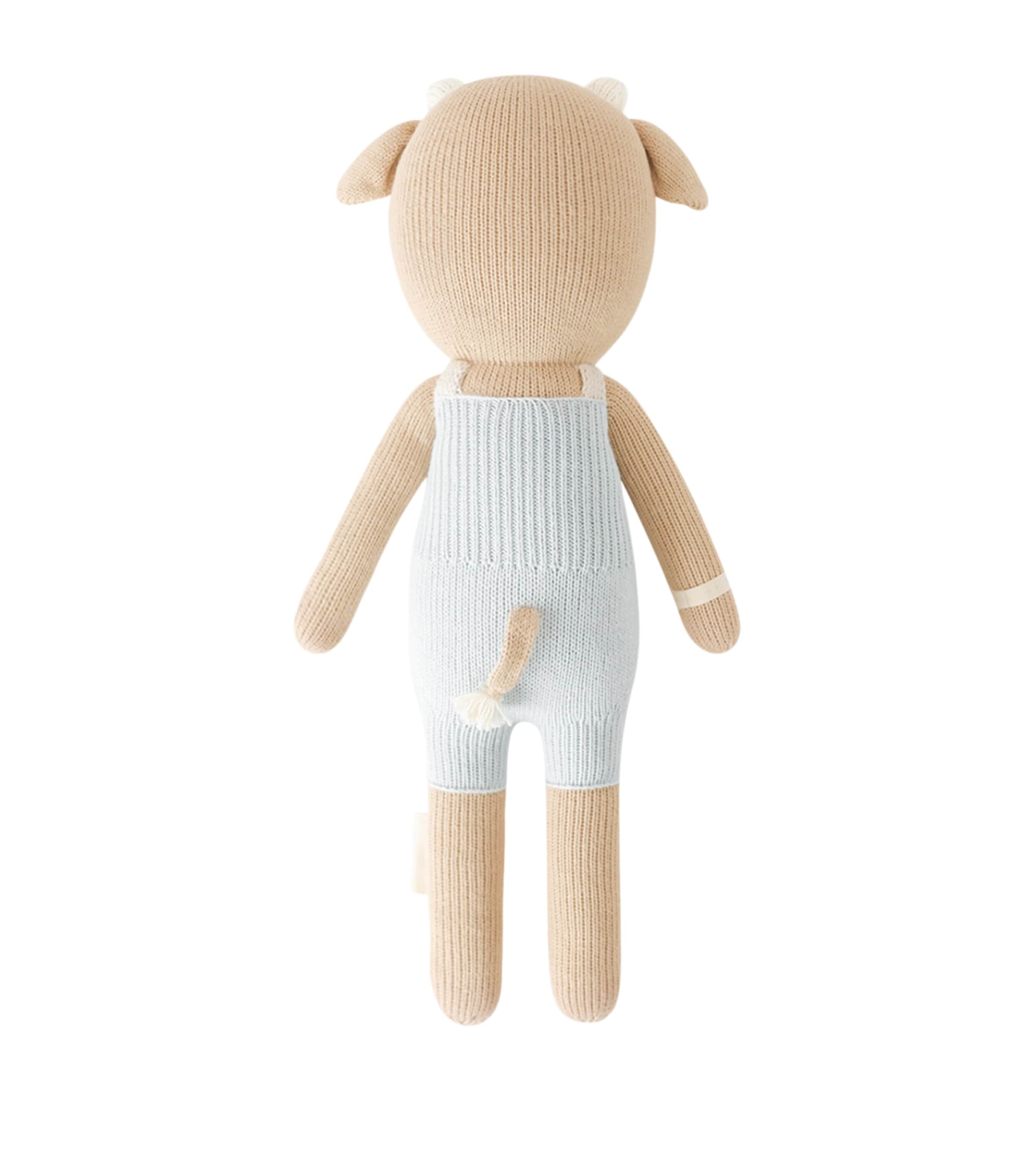 Cuddle + Kind Asher the Cow soft toy 33cm - British product