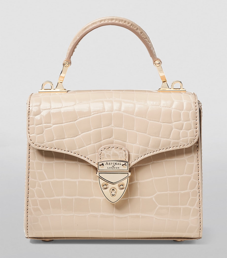 Aspinal of London mini Mayfair top-handle bag, imported from the UK