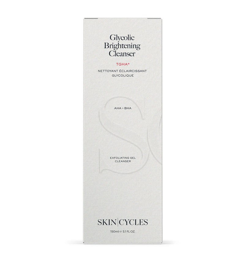 SKIN - CYCLES Glycolic Brightening Gel Cleanser 150ml (British brand)