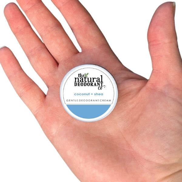 The Natural Deo Co deodorant cream Coconut + Shea 10g mini - British product