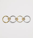 Spinelli Kilcollin mixed gold diamond ring size 6.5 - British product