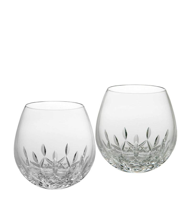 Waterford stemless red wine glasses set of two 400ml (British brand)