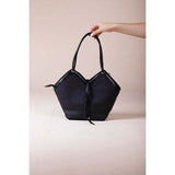 SVNX Textured Tote Bag in Black (British brand)