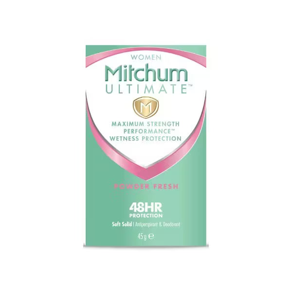 Mitchum antiperspirant gel Powder Fresh 57g, imported from the UK