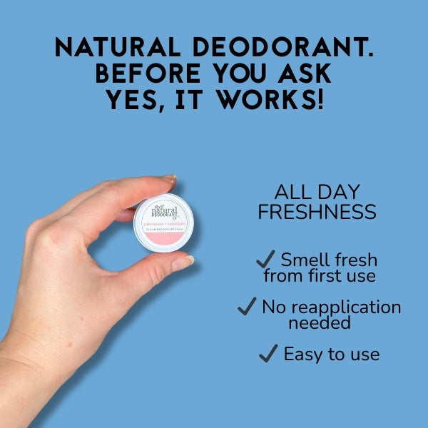 The Natural Deo Co deodorant cream Coconut + Shea 10g mini - British product