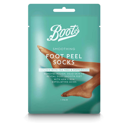 Boots Smoothing Foot Peel Socks - Tea Tree & Peppermint GOODS Boots   