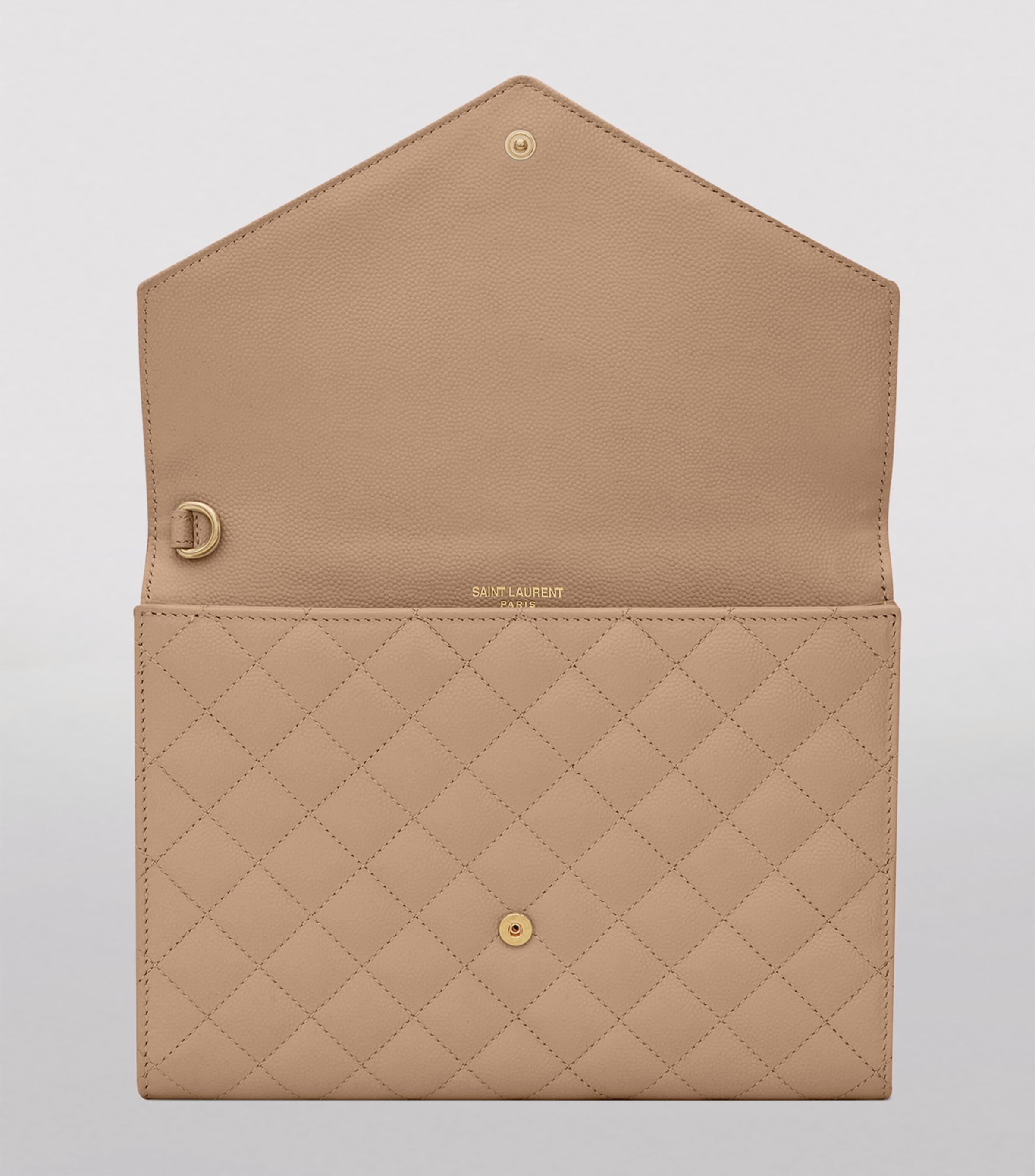 Saint Laurent quilted leather pouch (British brand)
