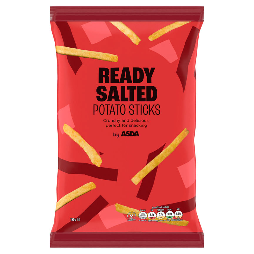 ASDA Ready Salted Potato Sticks 150g GOODS ASDA   