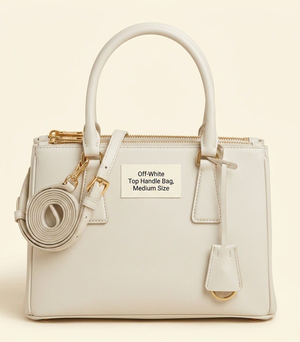 Prada Small Leather Galleria Saffiano Top-Handle Bag