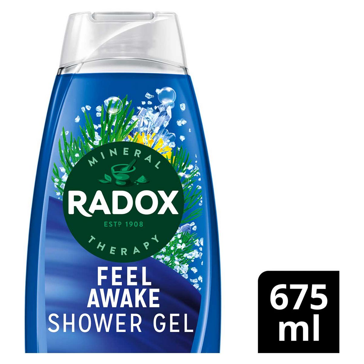 Radox Mineral Therapy Feel Awake 2-in-1 Shower Gel & shampoo 675ml GOODS Boots   