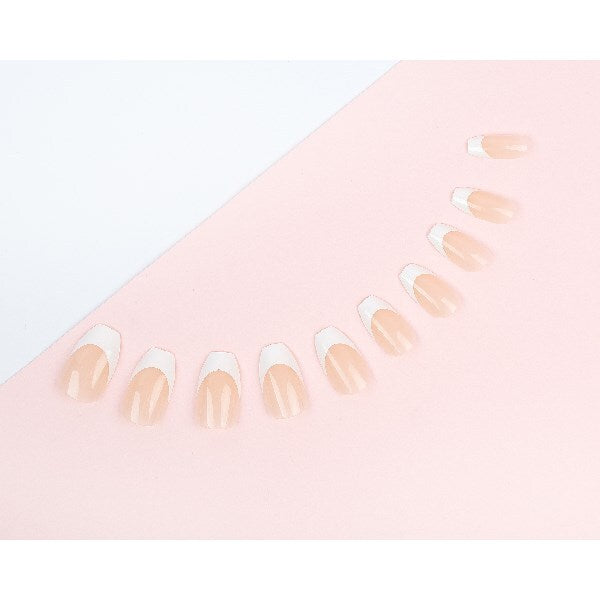 Invogue Pink French Coffin Nails - Pack of 24 GOODS Superdrug   