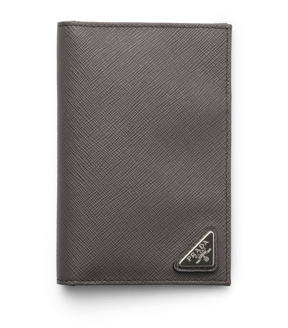 Prada Saffiano Leather Logo Passport Holder, imported from the UK