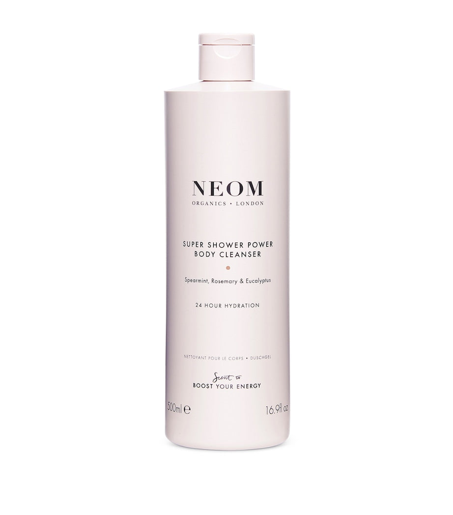 NEOM Super Shower Power Body Cleanser 500ml, imported from the UK