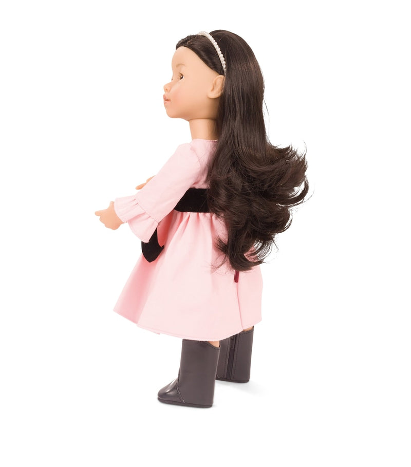 GÖTZ Little Kidz Marianne Jubilee doll with soft curls and bow dress, UK version