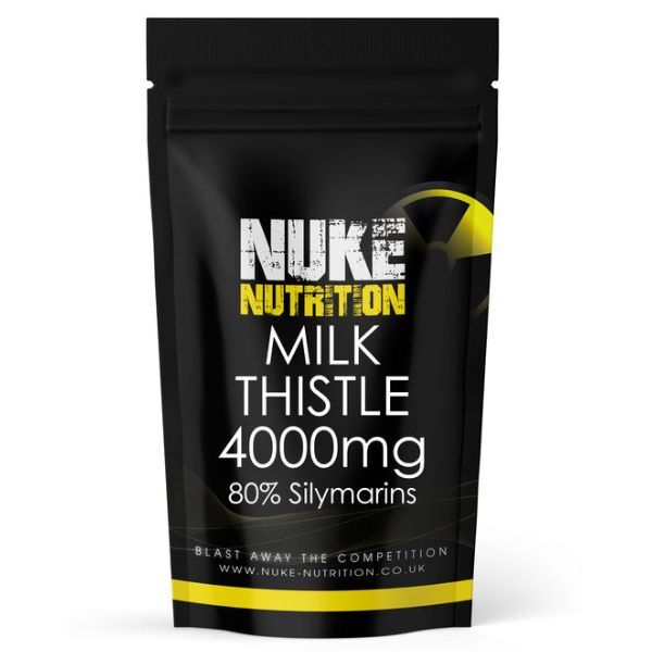 Nuke Nutrition Milk Thistle 4000mg & 80% Silymarins-60ct GOODS Superdrug   