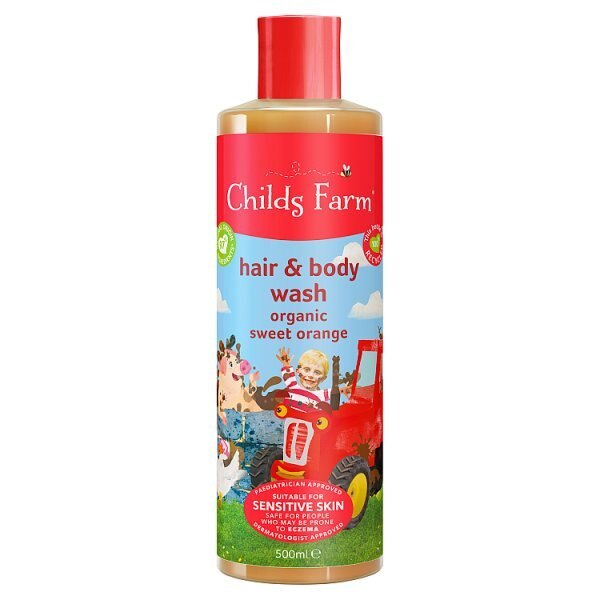 Childs Farm Hair & Body Wash Organic Sweet Orange 500ml Bathroom Boots   