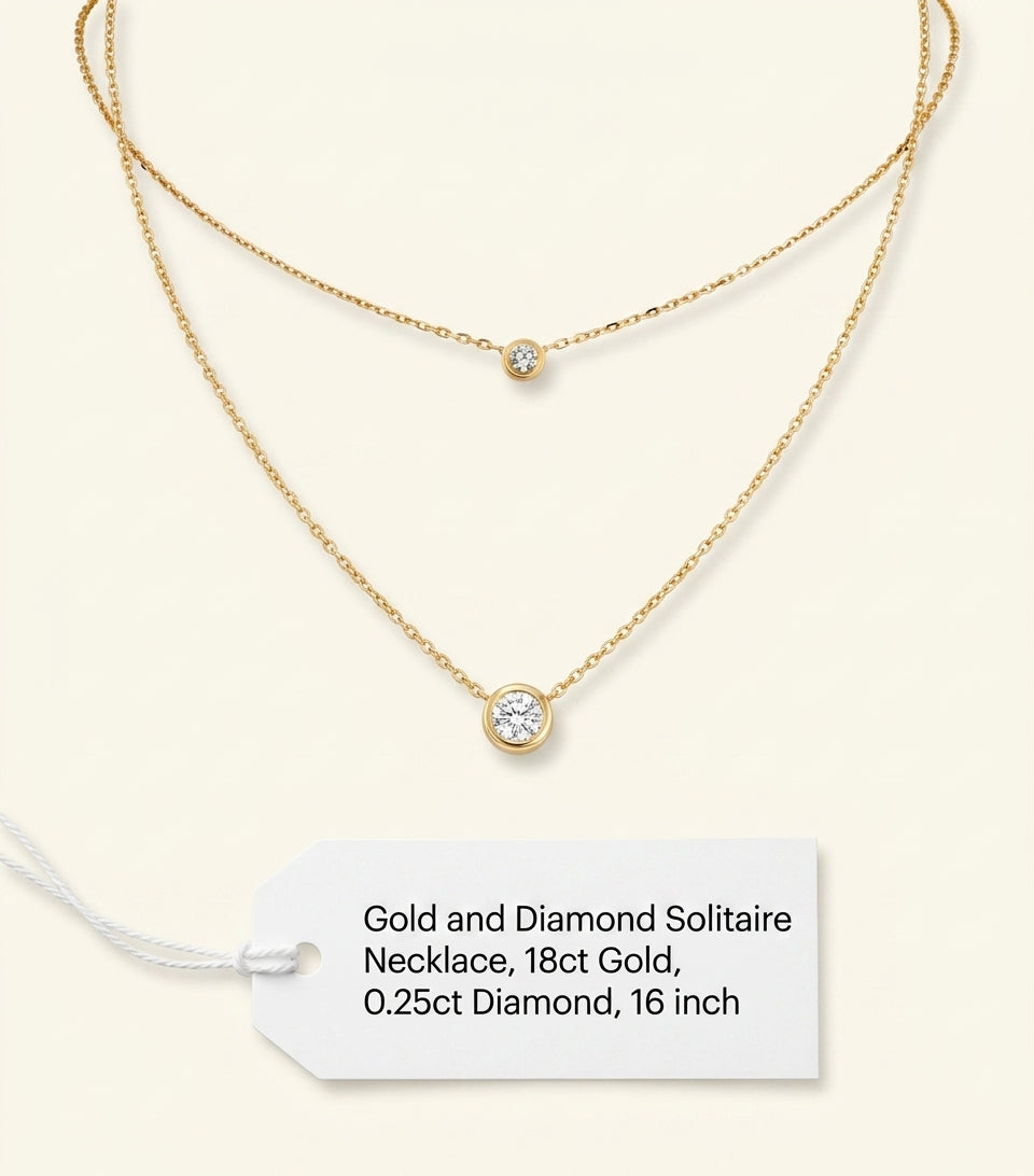 Cartier d'Amour necklace yellow gold diamond, UK version