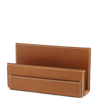 Ralph Lauren Home Leather Brennan Brevholder Skrivebordsorganisator