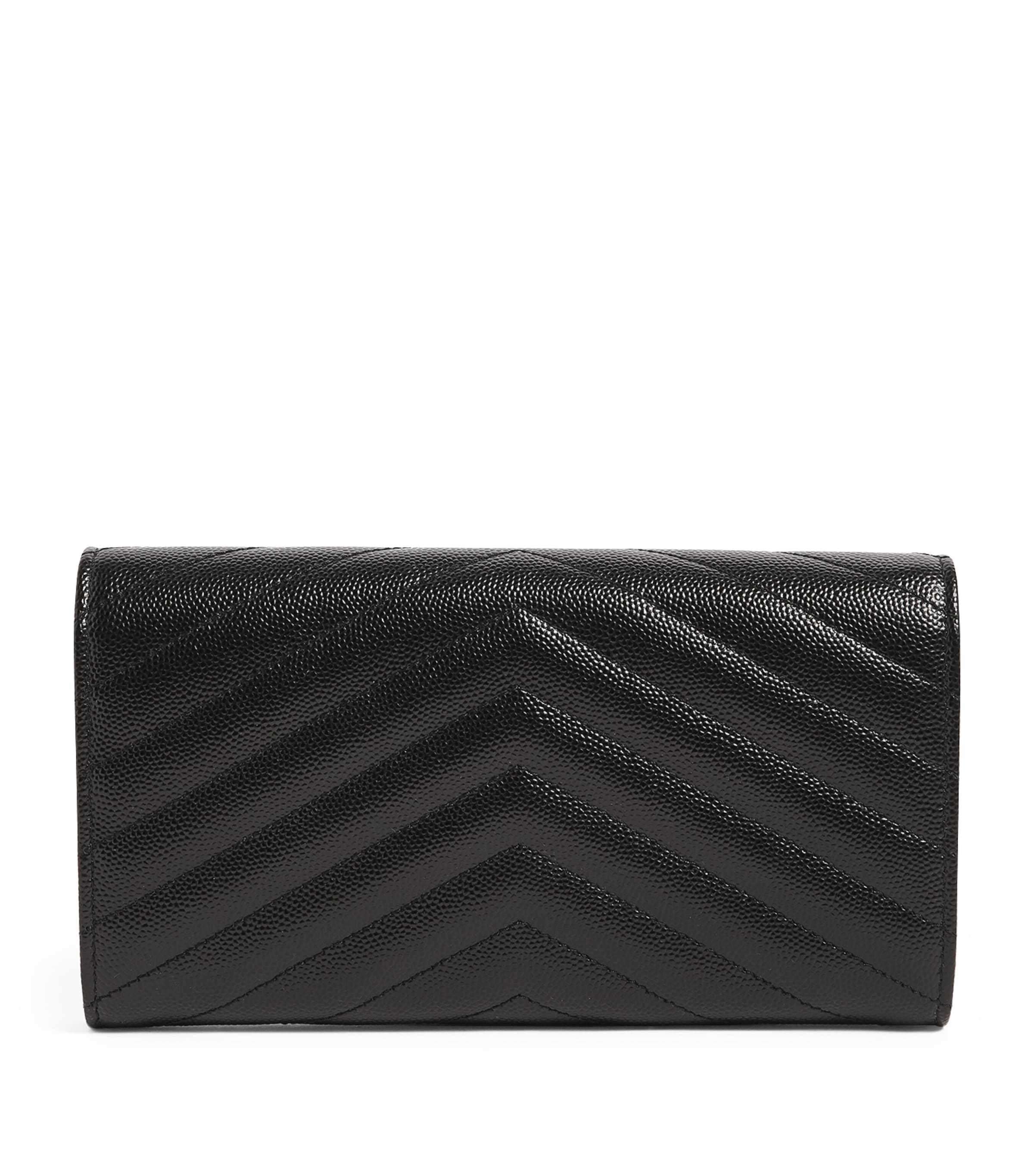Saint Laurent Envelope leather wallet H11cm W19cm, UK version