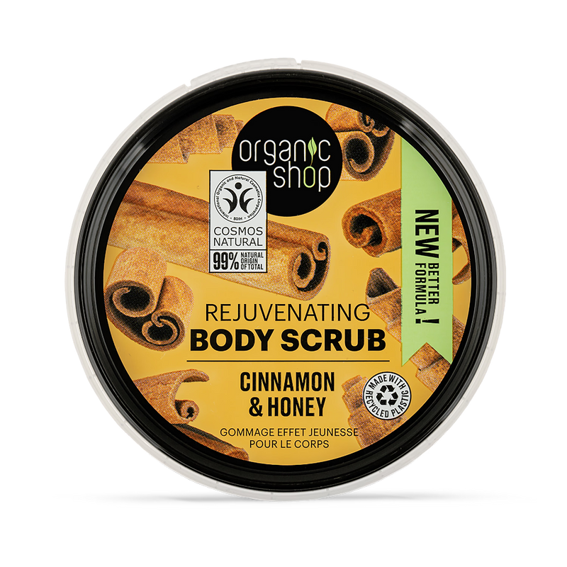 Organic Shop body scrub Cinnamon & Honey 250ml (British brand)