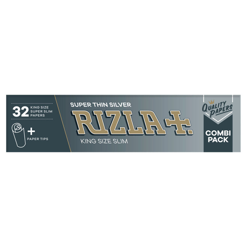 Rizla Super Thin Silver King Size Slim Combi Pack