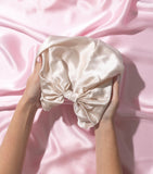 SILKE mulberry silk hair bonnet (British brand)
