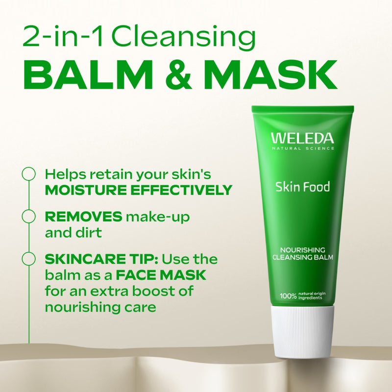 Weleda Skin Food Nourishing Cleansing Balm 75ml (British brand)