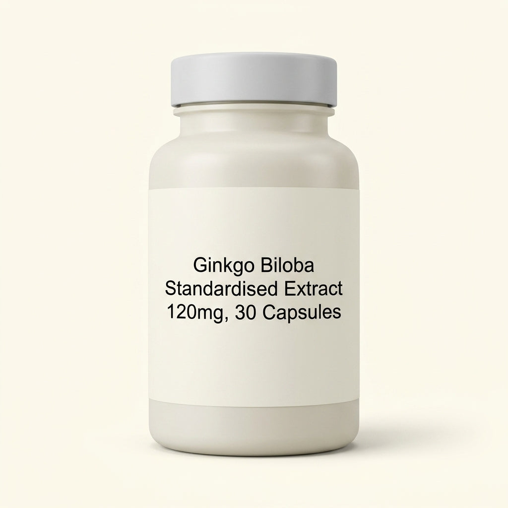 Holland & Barrett Ginkgo Biloba 120mg 30 capsules, UK version